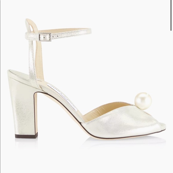 Jimmy Choo size 8.5 Bride shoe (wore once!) - Picture 4 of 17